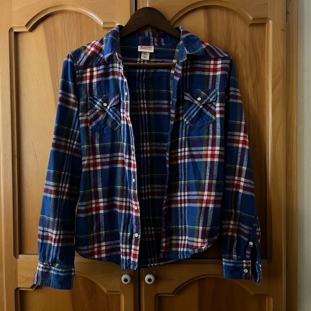 Mossimo Plaid Shirt - Picture 2 of 7